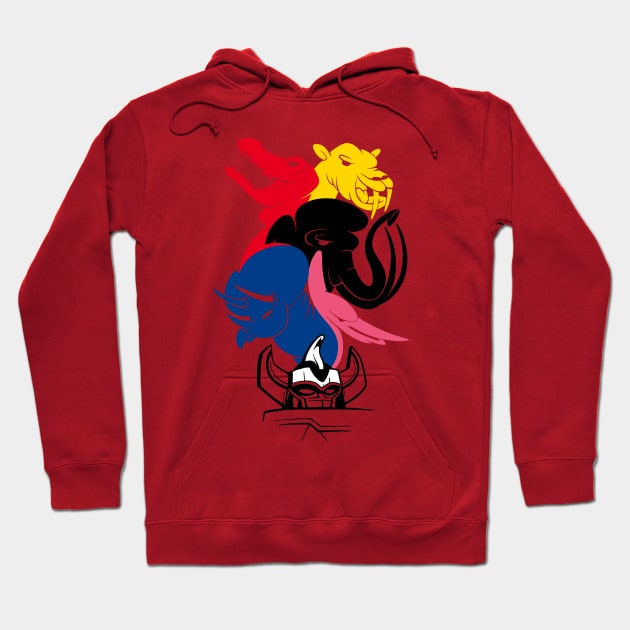 Megazord Hoodie by dannyrumbl